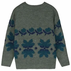 New Tangerine Pull Fleuri | Vert