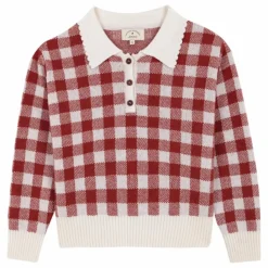 Enfant birinit Pulls, Gilets|Pull Gingham |