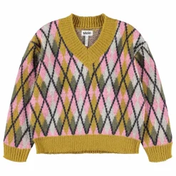 Discount Molo Pull Gwenda Laine | Jaune moutarde