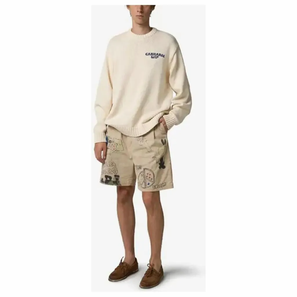 Homme Carhartt WIP Pull Helix Coton Recyclé |