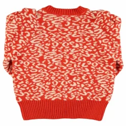 Sisters Department Pull Imprimé Animal | Rouge