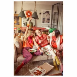 Sisters Department Pull Imprimé Animal | Rouge