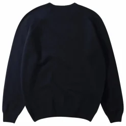 Edmmond Studios Pull Light Special Duck Laine Mérinos | Bleu marine Discount