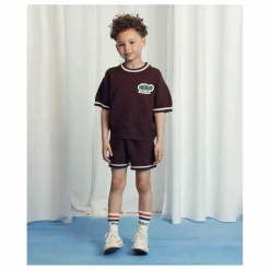 Enfant Mini Rodini Sweats|Sweats|Pull Lézard Manches Courtes Coton Bio |