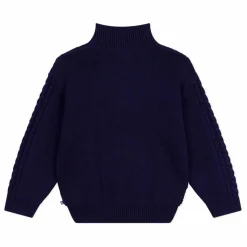 Enfant Petit Bateau Pull Maille Torsadée Coton Bio |