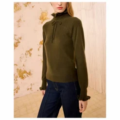 Ulla Johnson Pull Maisie Cachemire | Vert foncé