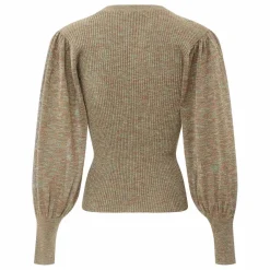 Femme Alma Deia Pulls, Gilets|Pull Manches Bouffantes Lurex |