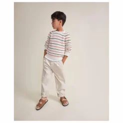 Enfant Búho Pull Marine Coton Bio |