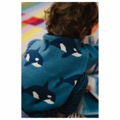 Discount Bayiri Pull Orca Family Coton Bio | Bleu