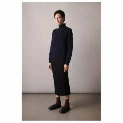 Clearance FUB Pull Raw Laine - Collection Femme | Bleu marine