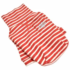 The Furry Folks Pull rayé | Rouge