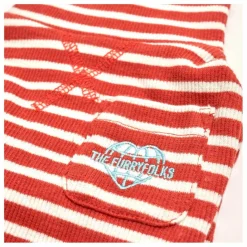 The Furry Folks Pull rayé | Rouge