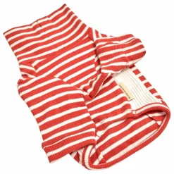 The Furry Folks Pull rayé | Rouge