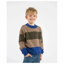 Matona Pull Rayé Laine | Bleu New