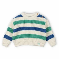 the new society Pulls, Gilets|Pulls, Gilets|Pull Rayures Leto Baby Coton Bio |