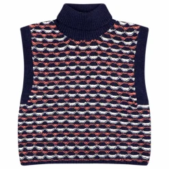 Hot Aymara Pull Sans Manche Baby Alpaga Elena | Bleu marine