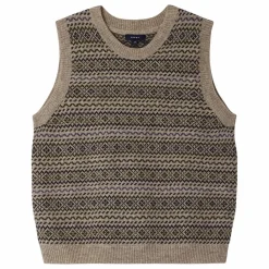 Soeur Pull Sans Manches Fiesta Laine Mérinos | Marron Online