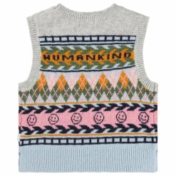 Outlet Molo Pull Sans Manches Grace Laine | Gris