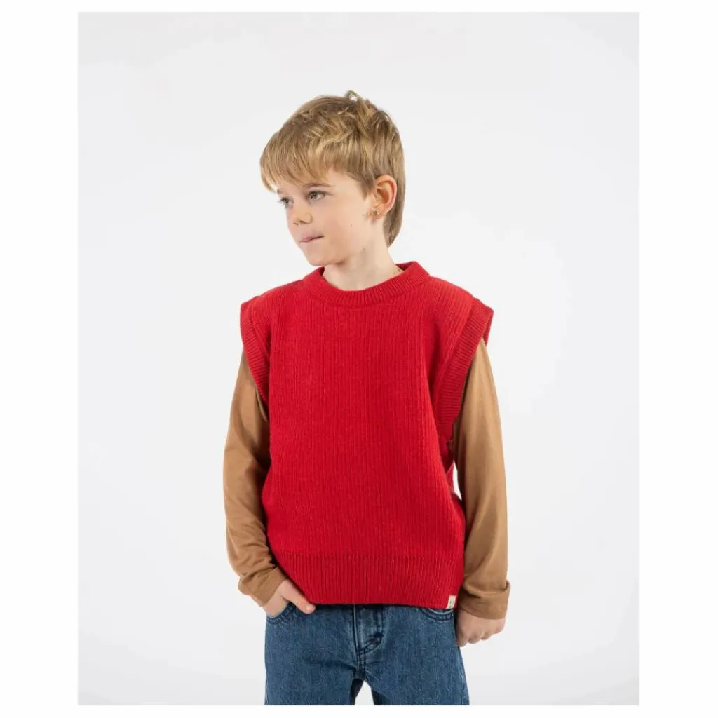 Enfant Matona Pull Sans Manches Laine |
