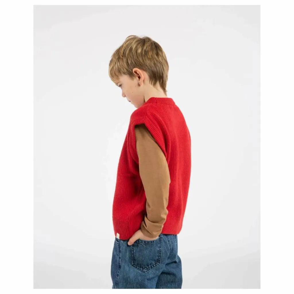 Enfant Matona Pull Sans Manches Laine |
