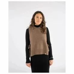 Matona Pull Sans Manches Laine | Taupe