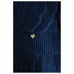 Hot Tartine et Chocolat Pull Sans Manches Laine | Bleu marine