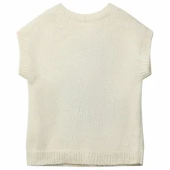 Wynken Pull Sans Manches Paws Laine | Ecru