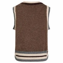 Hot Diega Pull Sans Manches Pumio Laine Mérinos Extra Fine | Taupe