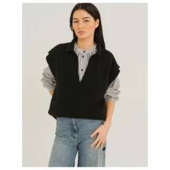 Sale Tinsels Pull Sans Manches Uxue | Noir