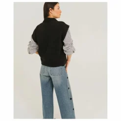 Sale Tinsels Pull Sans Manches Uxue | Noir