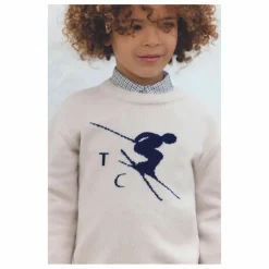 Tartine et Chocolat Pull Ski Laine | Beige Clearance