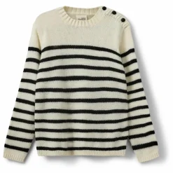Sofie Schnoor Pull Tildasy Rayé | Blanc Clearance