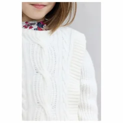 Enfant Tartine et Chocolat Pulls, Gilets|Pull Torsades Laine |