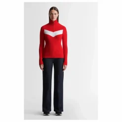 Sale Fusalp Pull Zippé Andromède | Rouge