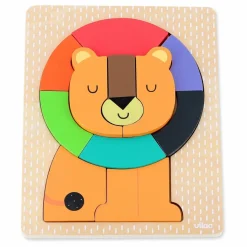 Vilac Puzzle à encastrer Lion - Andy Westface Multicolore Online