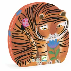 Djeco Puzzle 24 pièces La balade du tigre
