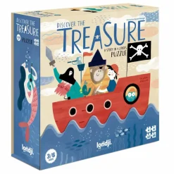 Londji Puzzle à superposer Discover the treasure - 40 pièces Multicolore Online