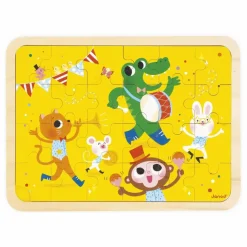 Janod Puzzle C'est la fête - 24 pièces Jaune Hot