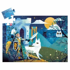 Djeco Puzzles|Jeux Éducatifs|Puzzle Chevalier de la pleine lune 36 pièces