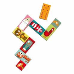 Djeco Puzzles|Jeux Éducatifs|Puzzle Domino - Animaux