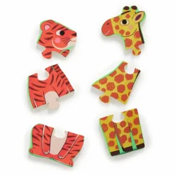 Djeco Puzzle en bois Coucou Tigre