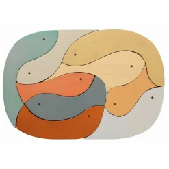 Best Ferm Living Kids Puzzle en bois Shoal Multicolore