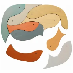 Best Ferm Living Kids Puzzle en bois Shoal Multicolore