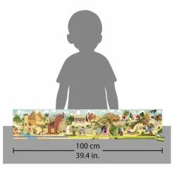 Janod Puzzle frise Mythologie et antiquité - 100 pièces Multicolore