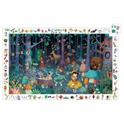 Clearance Djeco Puzzle La forêt enchantée - 100 pièces Multicolore