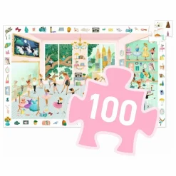 Djeco Puzzles|Jeux Éducatifs|Puzzle L'école de danse - 100 pièces