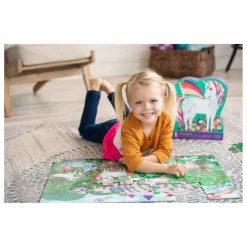 Hot Crocodile Creek Puzzle Le Jardin des Licornes - 36 pièces Multicolore