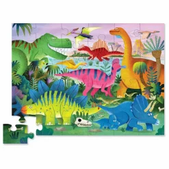 Crocodile Creek Puzzle Le monde des Dinosaures - 36 pièces