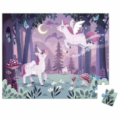 Online Janod Puzzle Licornes - 54 pièces Violet