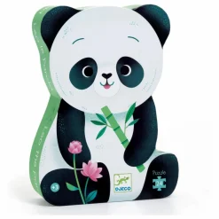 Djeco Puzzles|Jeux Éducatifs|Puzzle Léo le Panda - 24 pièces